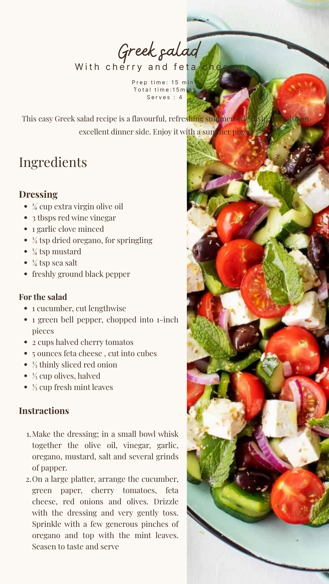 e book: healthy seasonal salad recipes
