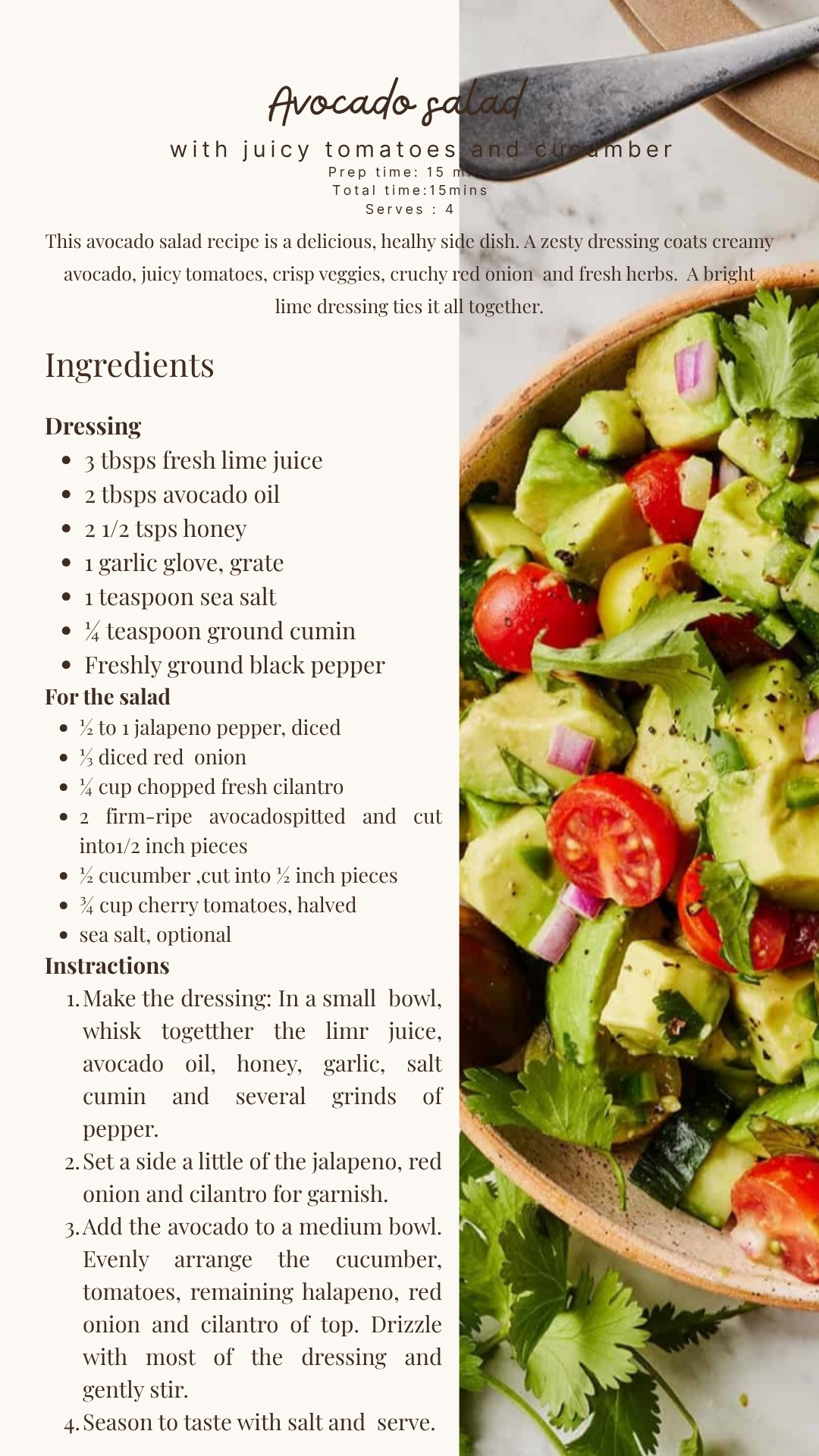 e book: healthy seasonal salad recipes
